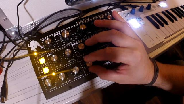 MOOG Minitaur - First Test