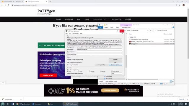 How to convert from PEM to PPK with PuttyGen смотреть онлайн