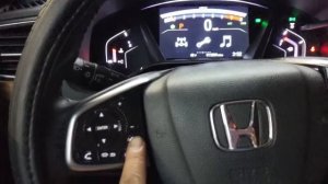 2018 Honda CRV oil reset