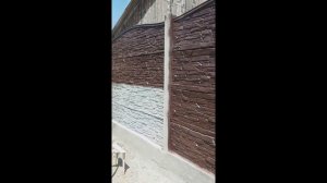 Еврозабор - скала.подбор цветов.покраска