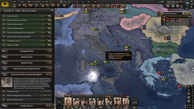 АВСТРИЯ СТАЛА СРИ В HOI4 - МОД AUSTRIA REDONE смотреть онлайн