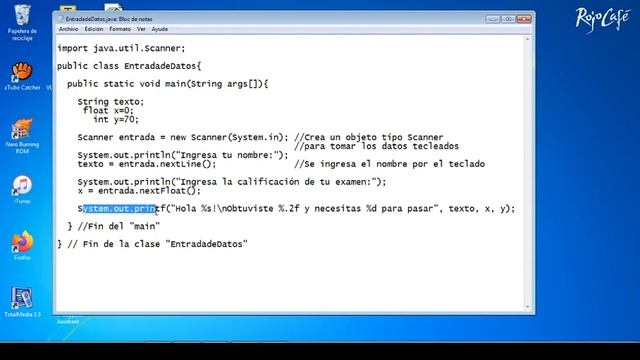 Uso de la clase "Scanner" para ingresar datos desde "Consola" con Java смотреть онлайн