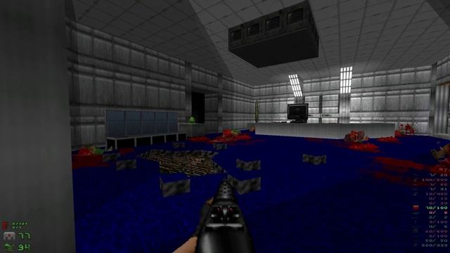 Brutal Doom v20b Hell on Earth Starter Pack - MAP03 Communications Center - 1080p 60fps смотреть онлайн