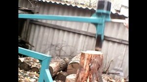 Дровокол механический на пружинах своими руками