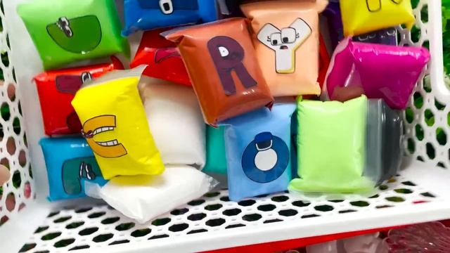 Alphabet Lore - Looking For A to Z SLIME With Mini Bag Coloring! Satisfying Slime Video смотреть онлайн