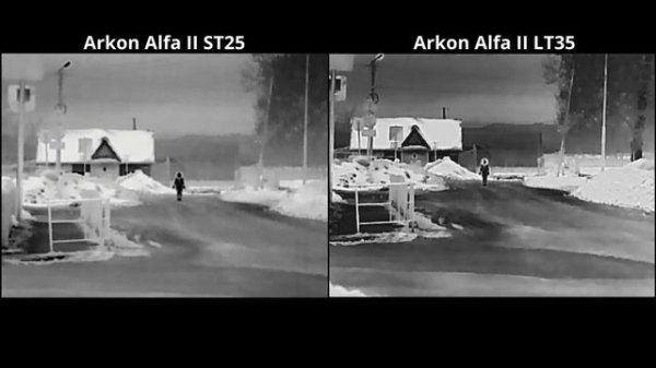 Сравнение тепловизионных прицелов Arkon Alfa II LT35 и Arkon Alfa II ST25
