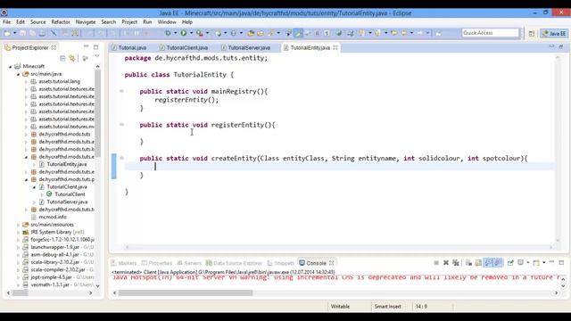 Basic Entity Class - Minecraft Forge Mods Programmieren