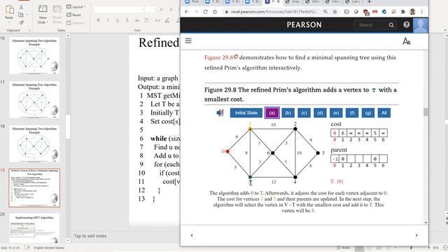 Daniel Liang Java Section 29.4 Minimum Spanning Tree смотреть онлайн