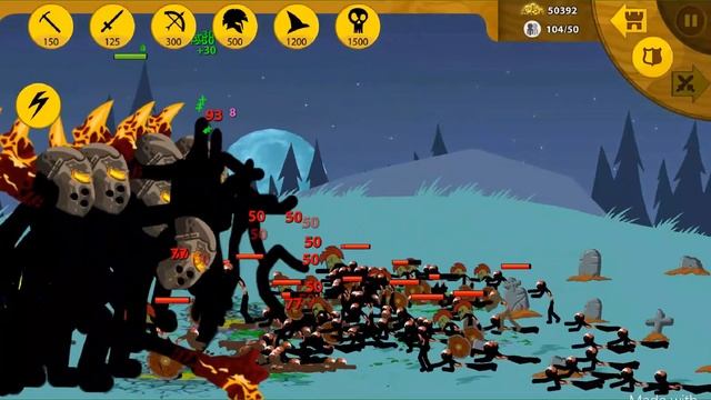 Stickman war with 100 soldiers.. смотреть онлайн