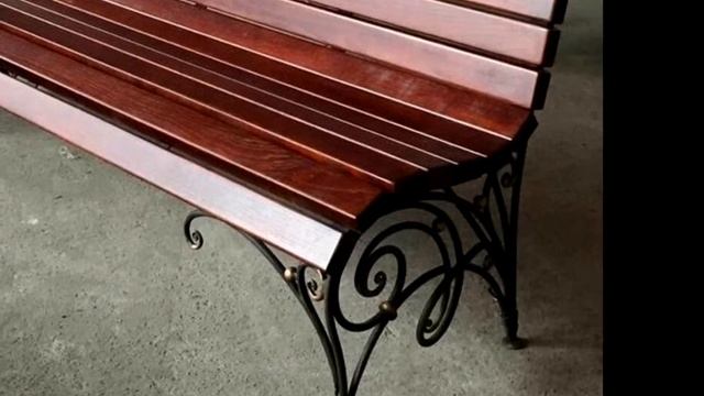 Скамейка садово-парковая со спинкой смотреть онлайн