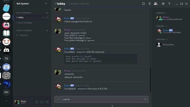 Basic Setup: Echo Discord Bot смотреть онлайн