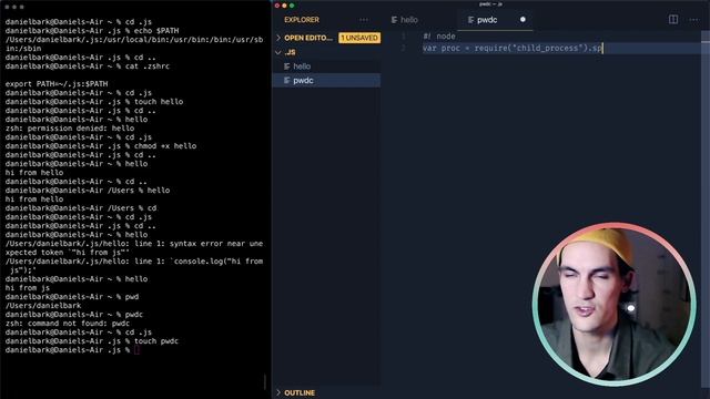 You can write shell scripts in Javascript?! смотреть онлайн