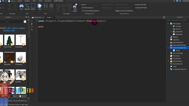 How To: Make a Play Button | Roblox Studio | MaxGamerFun смотреть онлайн