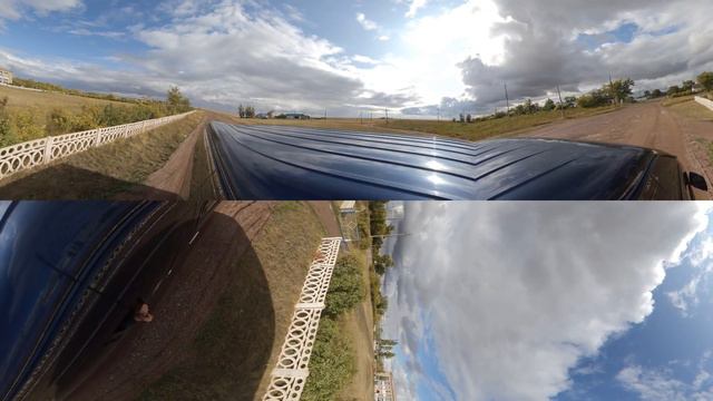 Въезжаем в Лозовое со стороны Первомайки ( видео 360 градусов) смотреть онлайн