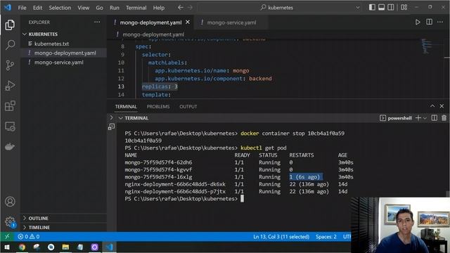 Kubernetes cluster: Managing PODS cluster for a NoSQL database (MongoDB replicas) смотреть онлайн