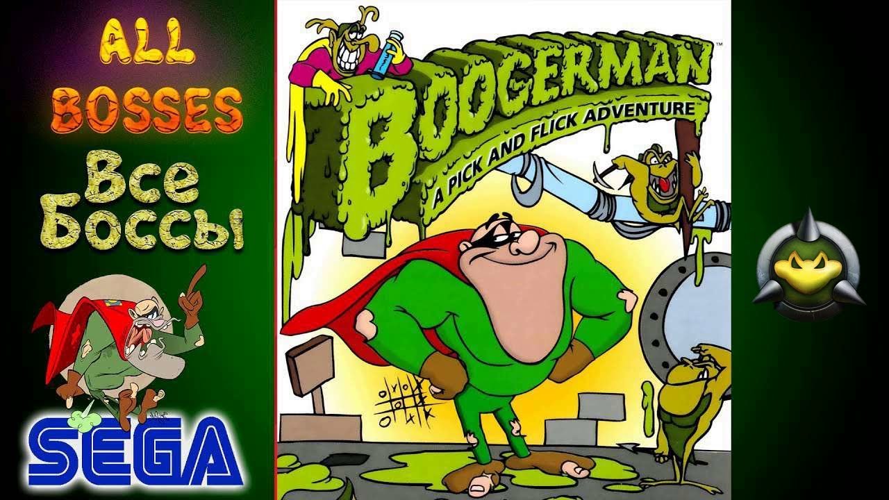 Boogerman Sega GenesisMega DriveAll Bosses(No Damage).mp4