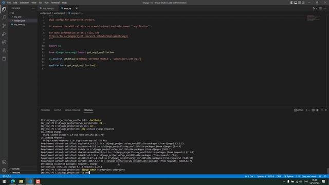 รัน web server ด้วย python django смотреть онлайн