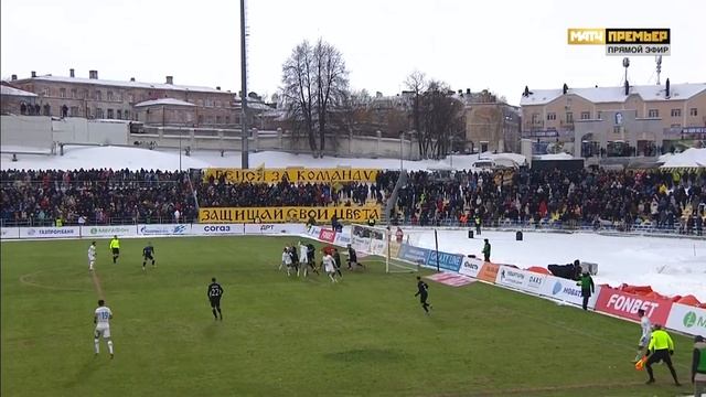 ГОООООООЛ! Кассьерра забивает «Волге» второй! смотреть онлайн