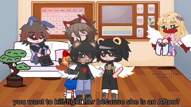 Elizabeth stuck with the Missing Children for 24 hrs [] FNAF Gacha Afton Family смотреть онлайн