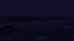 5 Часов ночной шум моря, лечебные звуки волн, звуки ветра, видео релакс для крепкого сна
