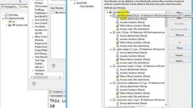 Adding Library in Eclipse IDE смотреть онлайн