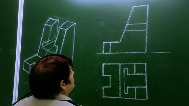 Построение чертежа простого разреза смотреть онлайн