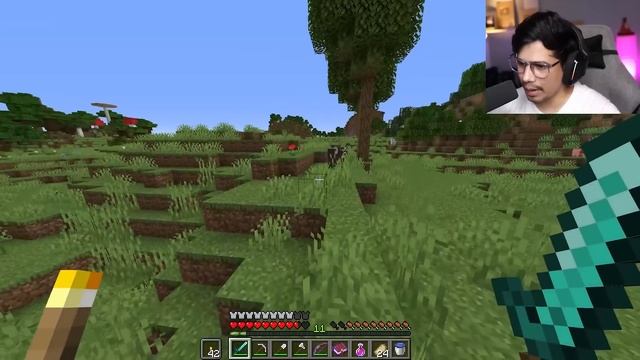 Minecraft, But Mobs Drop OP Items !!! смотреть онлайн