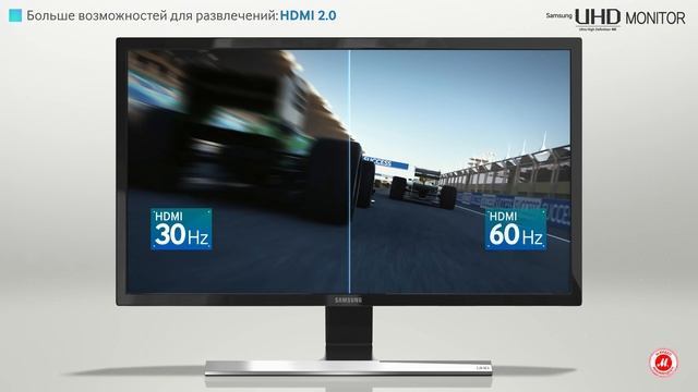 UHD-монитор Samsung U28E590D смотреть онлайн