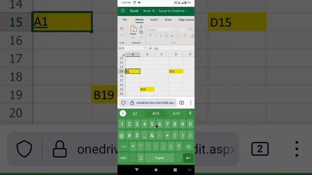 Excel cell address type смотреть онлайн