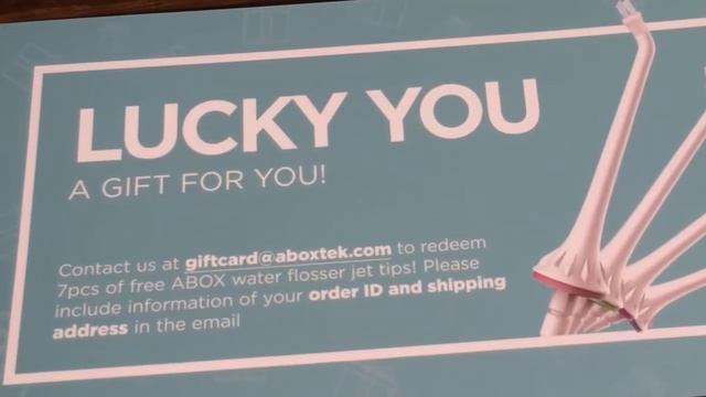 ABOX Portable oral irrigator UNBOXING and REVIEW смотреть онлайн