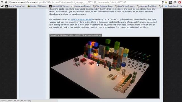 Blender Minecraft Application Tutorial 1: Downloading the Rigs смотреть онлайн