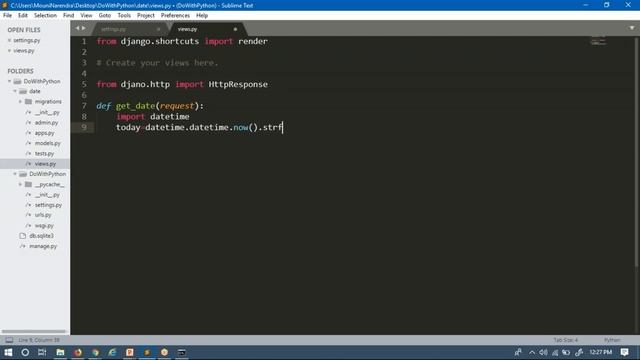 Django Tutorials for Beginners | video-6 | web application to get today date смотреть онлайн