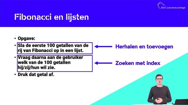 Python in de Klas - Fibonacci смотреть онлайн