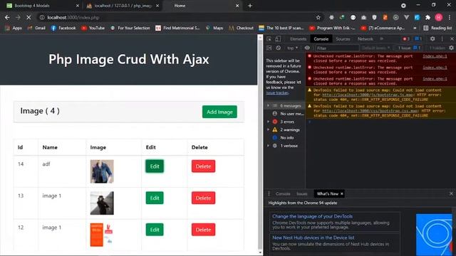 How to Edit data in php and ajax || php and ajax || Part - 3 #php смотреть онлайн