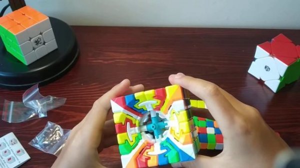 АНБОКСИНГ #2. Обзор YJ MGC 6X6. Самый лучший 6х6 в мире. || MoYu Meilong брелок + сравнение.