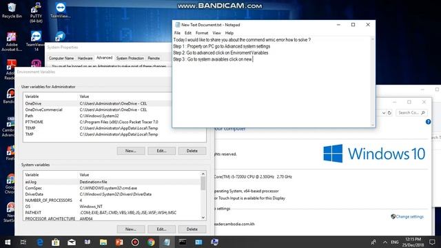 wmic not recognized internal external command смотреть онлайн