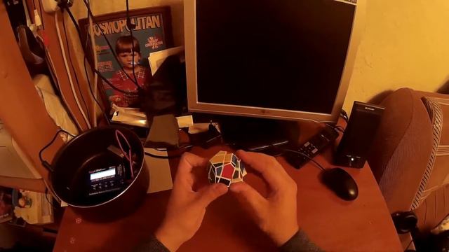 Сборка головоломки Skewb Megaminx смотреть онлайн