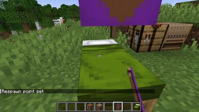 How to Put Banners on Beds! Minecraft Tutorial смотреть онлайн