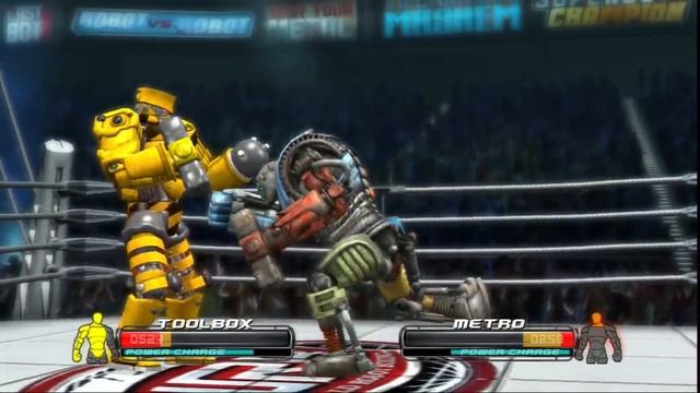 REAL STEEL THE VIDEO GAME - TOOLBOX vs METRO смотреть онлайн