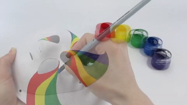 Поделочки DIY Как сделать радужную маскарадную маску How to make a rainbow masquerade mask смотреть онлайн