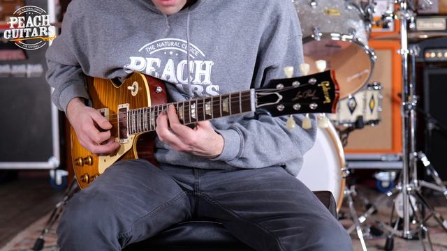 No Talking...Just Tones | Gibson Custom Murphy Lab '59 Les Paul HP Top Green Lemon Fade смотреть онлайн