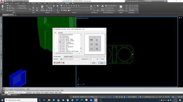 AutoCAD MEP Plumbing Catalog смотреть онлайн