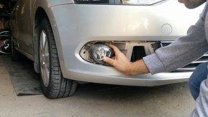 Замена противотуманных галогеновых ламп на светодиодные polo sedan