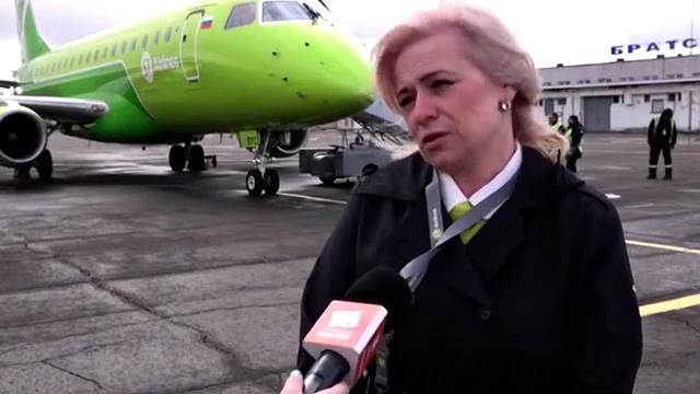 Братск и Иркутск теперь связаны не только Ангарой, но и новыми рейсами S7 Airlines смотреть онлайн