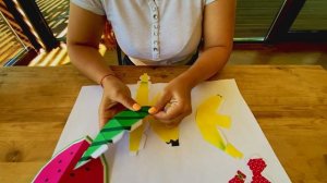 Мастер-класс по бумажному моделированию “Фрукты"