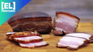 Варено-копченая свиная грудинка Очень простой рецепт