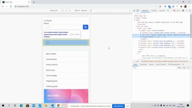 Reactjs Ecommerce Template Free - Template 1 смотреть онлайн