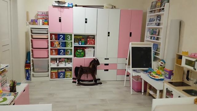 Организация и хранение в детской комнате! Глобальная перестановка! Рум тур по комнате погодок! смотреть онлайн