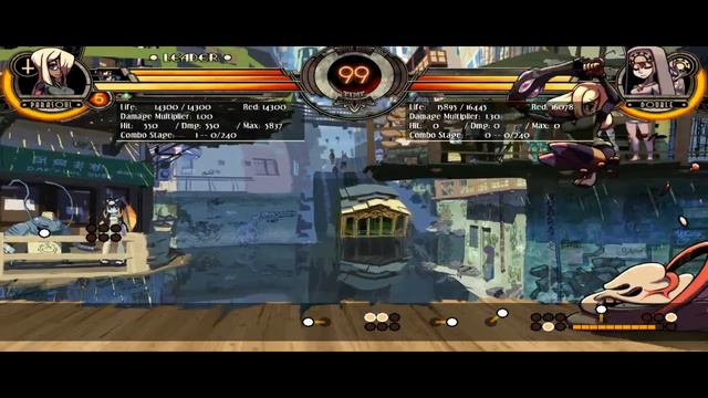 Skullgirls: Parasoul Corner Combo смотреть онлайн