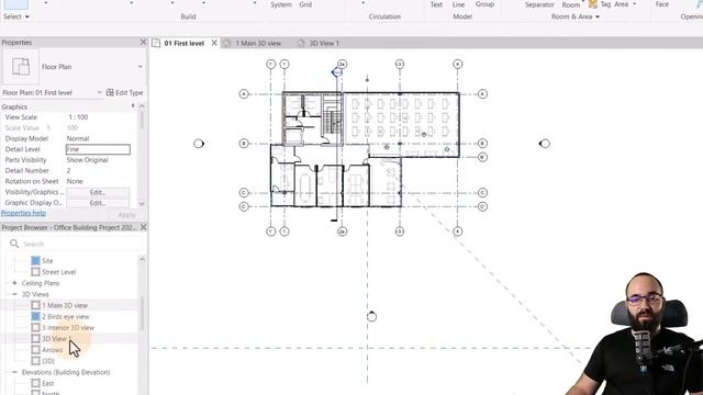 Barbie house 3D View in Revit Tutorial смотреть онлайн